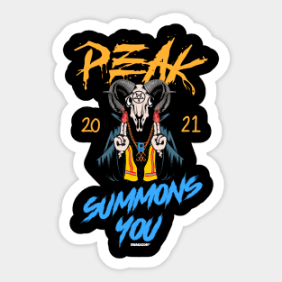 Peak 2021 Summons You Peak 21 Sticker